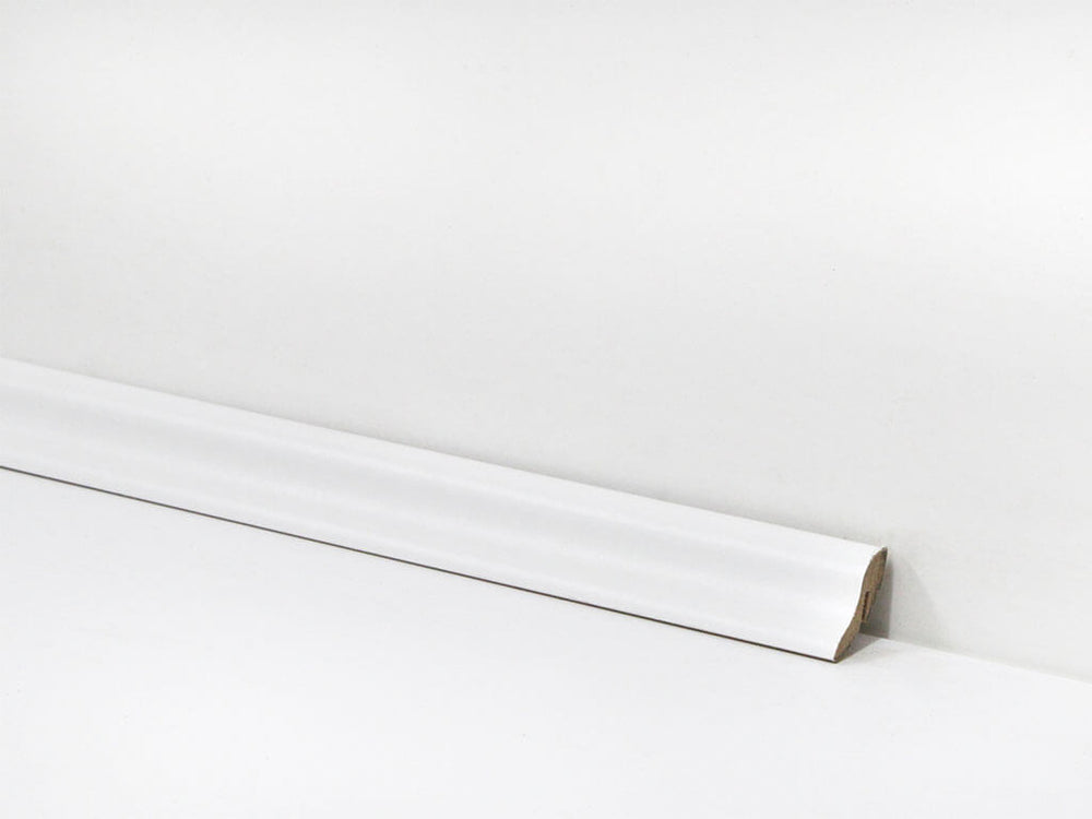 Sockelleiste weiß – 40 × 20 mm, 2,4 m lang