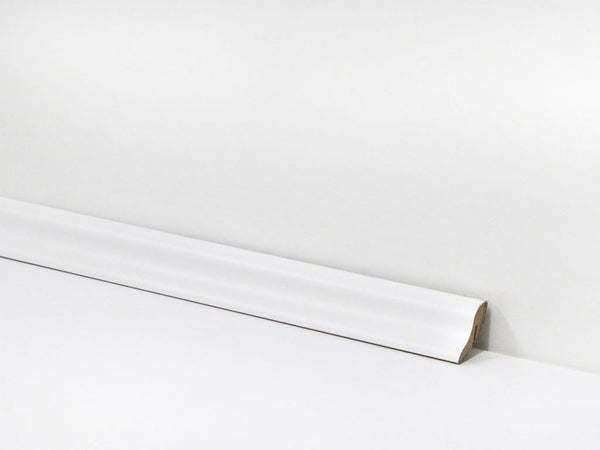 Sockelleiste weiß – 40 × 20 mm, 2,4 m lang
