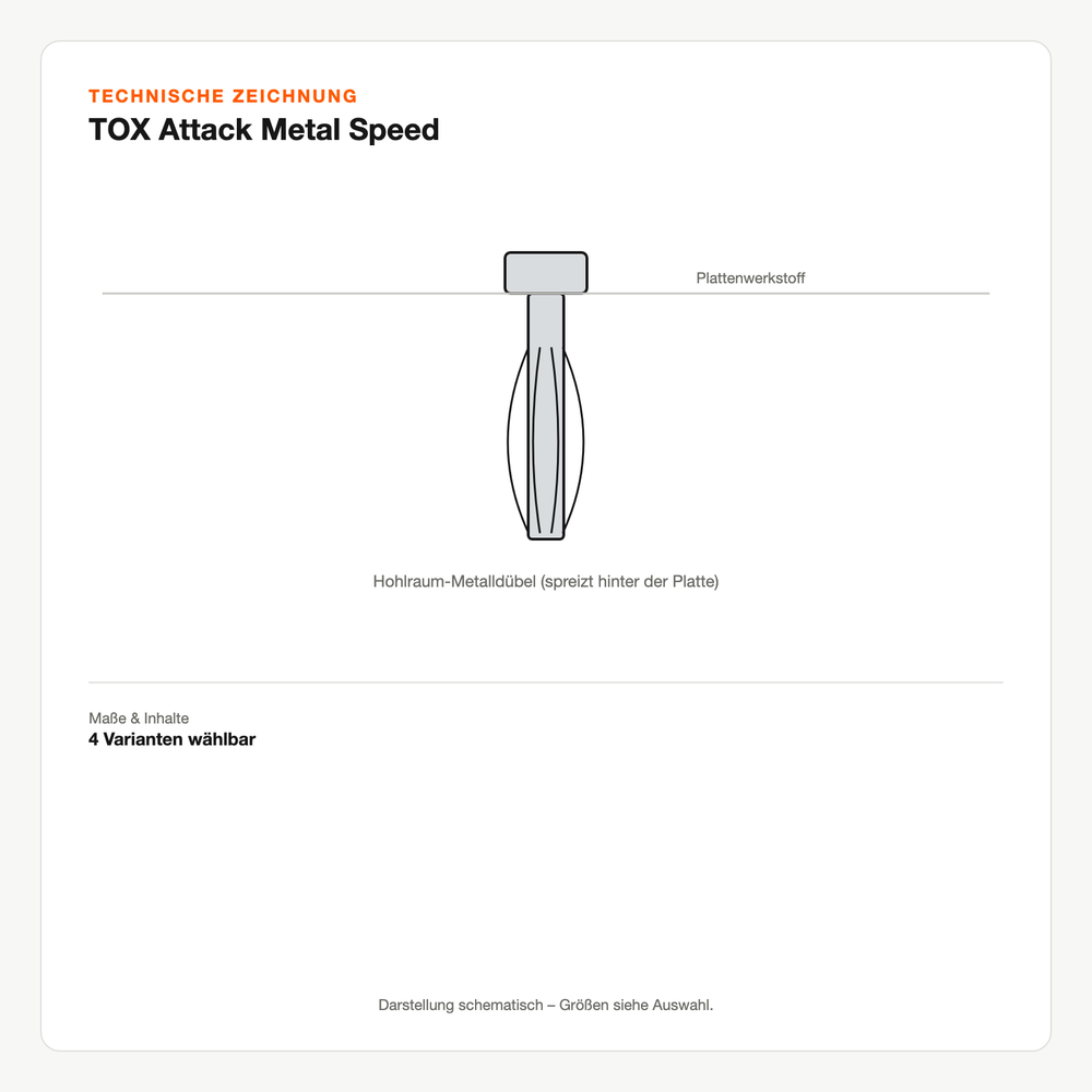 Technische Zeichnung: TOX Attack Metal Speed