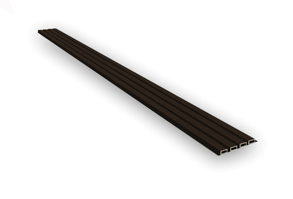 WPC-Wandpaneel außen Dunkelbraun – 235 × 21,9 cm, 26 mm